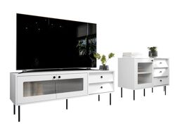 Ensemble de salon Feletri 108 (Blanc)