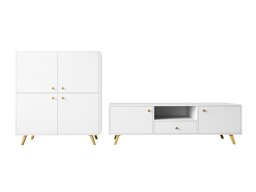 Ensemble de salon Monfera 105 (Blanc)