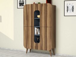 Könyvespolc Kailua 340 (Dió + Kék)