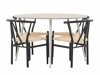 Set de mese Dallas 4573 (Negru + Bej)