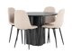 Set de mese Dallas 4578 (Negru)