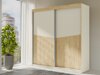 Garderobeskab Tenreme 100 (Beige + Egetræ)