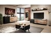 Dressoir Luelia 120 (Zwart + Wotan eik)
