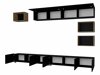 Elutoa komplekt Remus XXXI (Valge + Läikiv valge + Golden Oak)