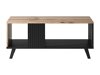 Salontafel Luelia 118 (Zwart + Wotan eik)