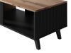 Salontafel Luelia 118 (Zwart + Wotan eik)