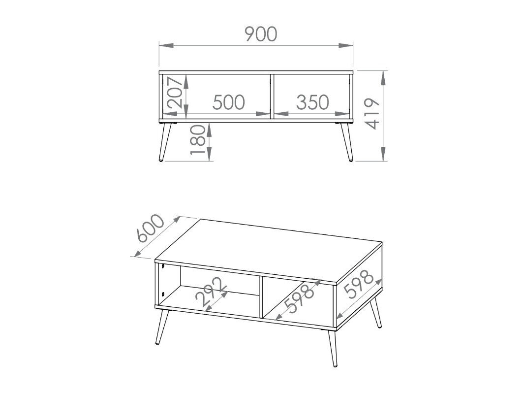 Sofabord Veslomi 107