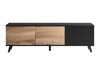 TV-bord Luelia 116 (Sort + Wotan eg)