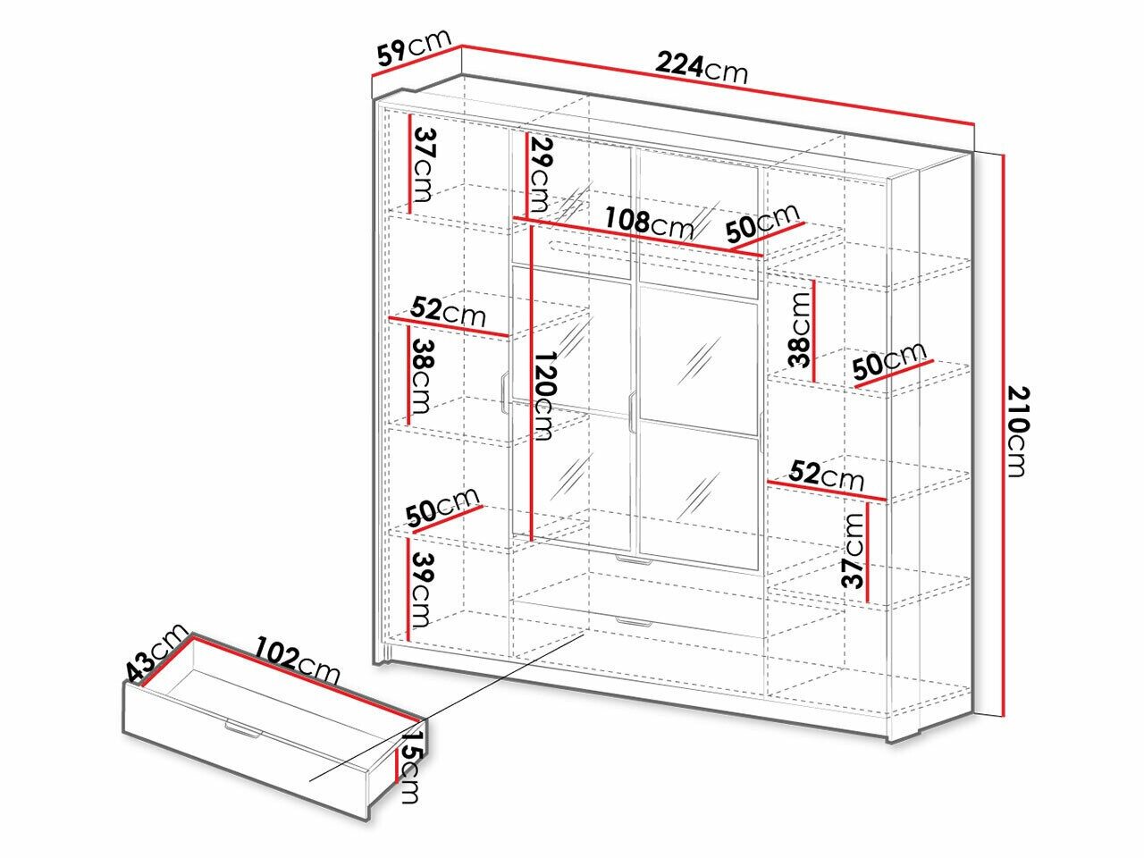 Armoire Flodale 101
