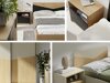 Garderobeskab Tenreme 100 (Beige + Egetræ)