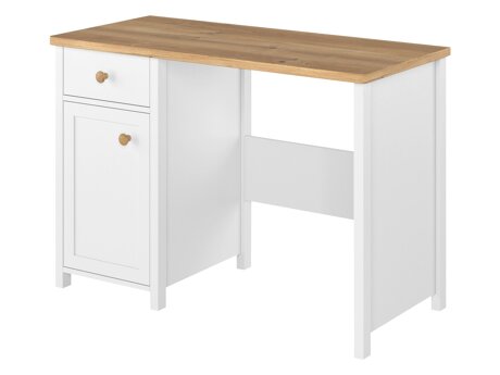 Íróasztal Romelbo 139 (Fehér + Tölgy)