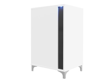 Dressoir Florem I (Wit + Glanzend wit + Glanzend zwart)