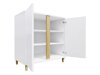Dressoir Florem II (Wit + Glanzend wit + Glanzend zwart)
