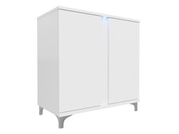 Dressoir Florem II (Wit + Glanzend wit)