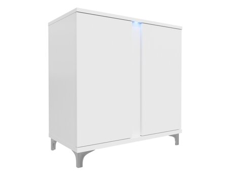 Dressoir Florem II (Wit + Glanzend wit)