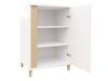 Dressoir Florem (Wit + Glanzend wit + Licht hout)