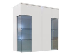 Dressoir Florem III (Wit + Glanzend wit)