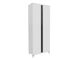 Kledingkast Florem (Wit + Glanzend wit + Glanzend zwart)