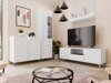 TV-meubel Florem (Wit + Glanzend wit)