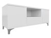 TV-meubel Florem (Wit + Glanzend wit)