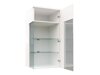 Wandkast Florem I (Wit + Glanzend wit + Glanzend zwart)