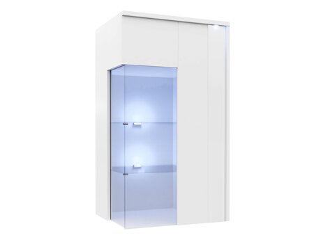 Wandkast Florem I (Wit + Glanzend wit)