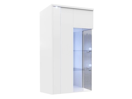 Wandkast Florem (Wit + Glanzend wit)