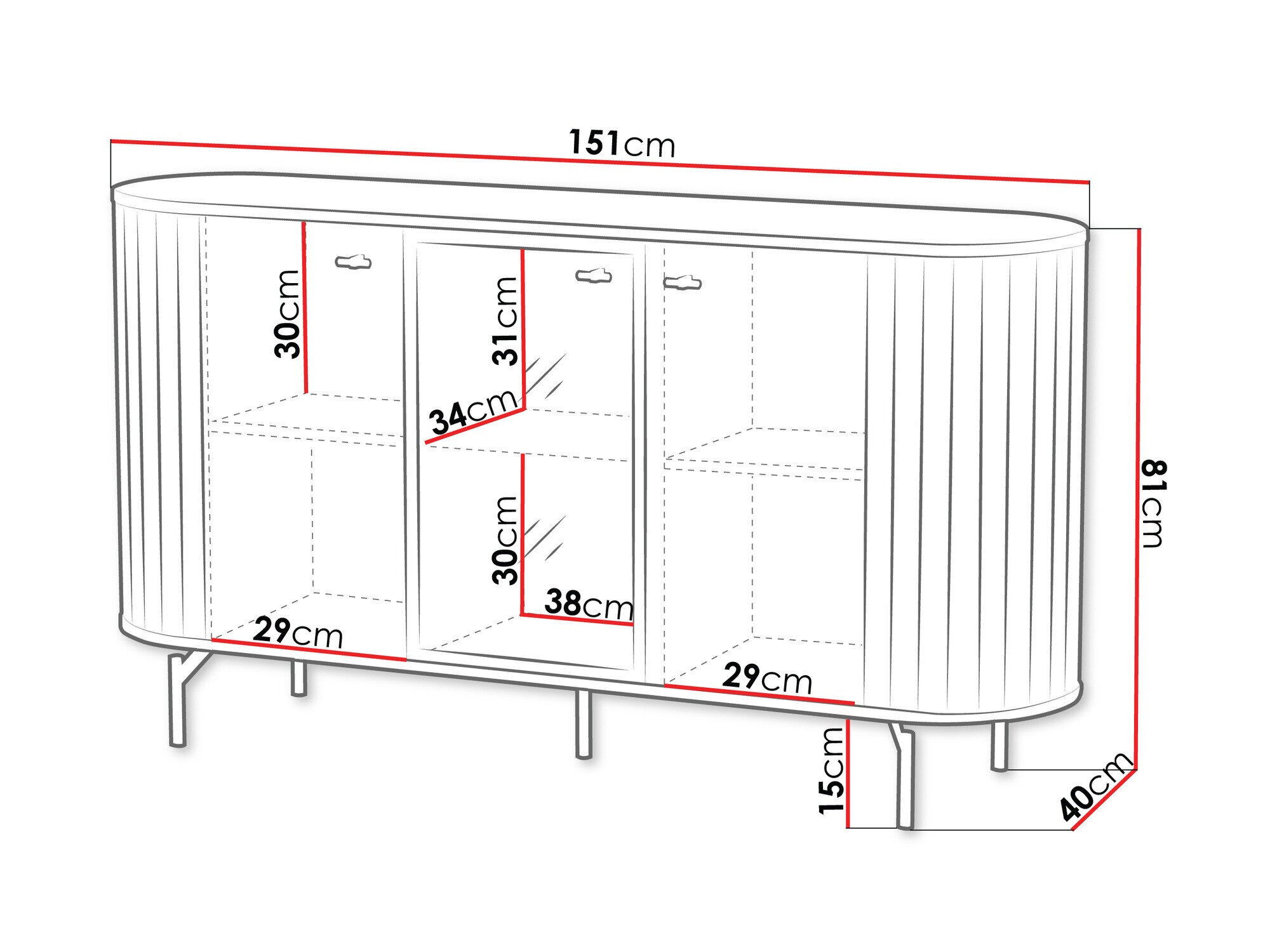 Dressoir Novmono 114
