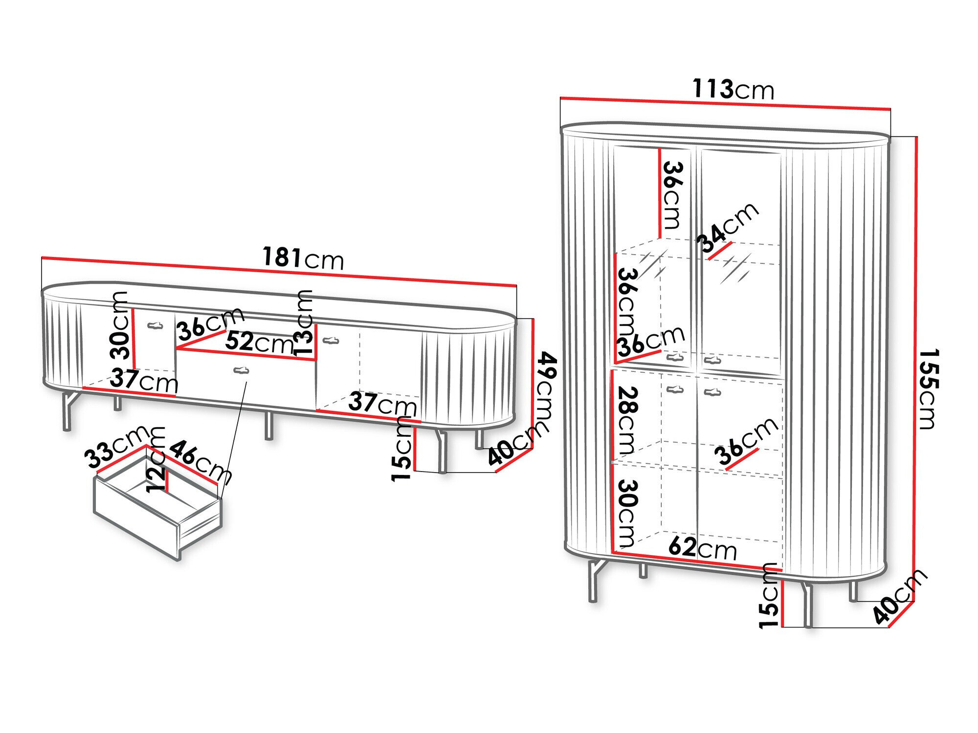 Stuemøbelsæt Novmono 119
