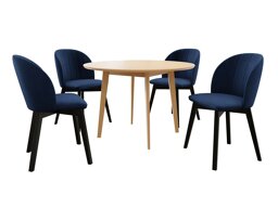 Salle à manger complète Racine 136 (Marron)
