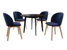 Jedilniški komplet Racine 136 (Črna)