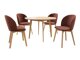 Spisestuesæt Racine 136 (Brun)