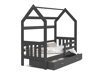Bed Aurora 122 (Grijs)