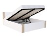 Bed Aurora 155 (Wit + Grenen)