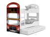 Stapelbed Aurora 116 (Wit + Rood)
