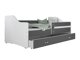 Bed Aurora 136 (Grijs)