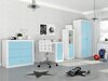Boekenkast Tentive 105 (Wit + Blauw)