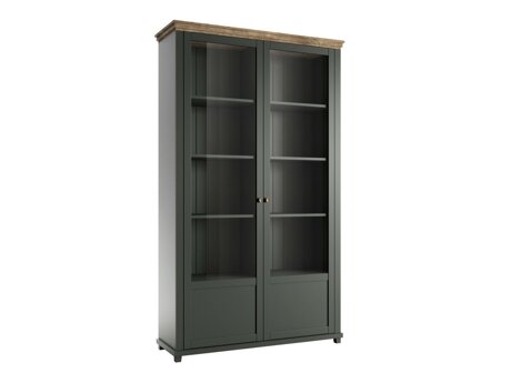 Reol Tolnue 102 (Mørkegrøn + Lefkas eg)