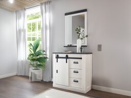 Gangmeubelset Cirtale 129 (Gebleekt grenen + Antrahite)