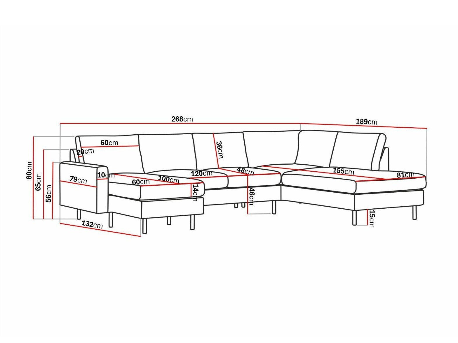 Hjørnesofa Tenfloa 104 (Lincoln 03)