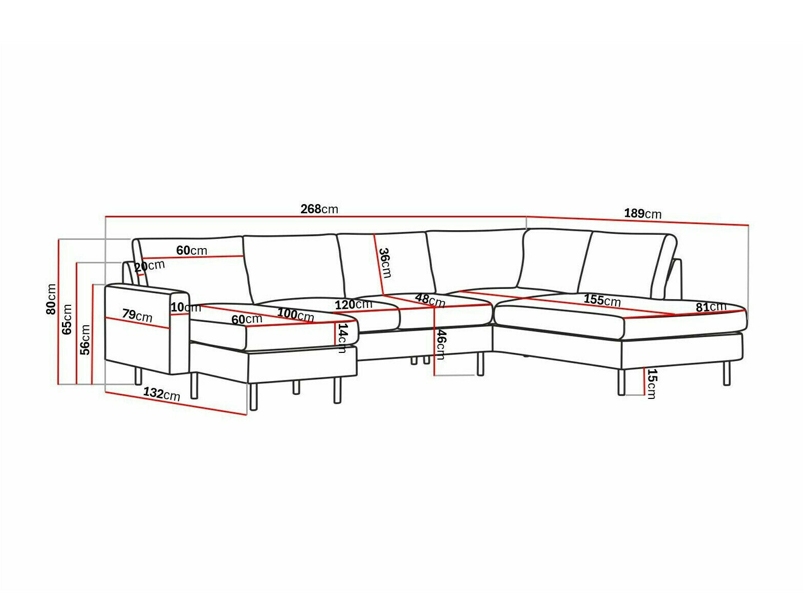 Hjørnesofa Tenfloa 104 (Lincoln 03)
