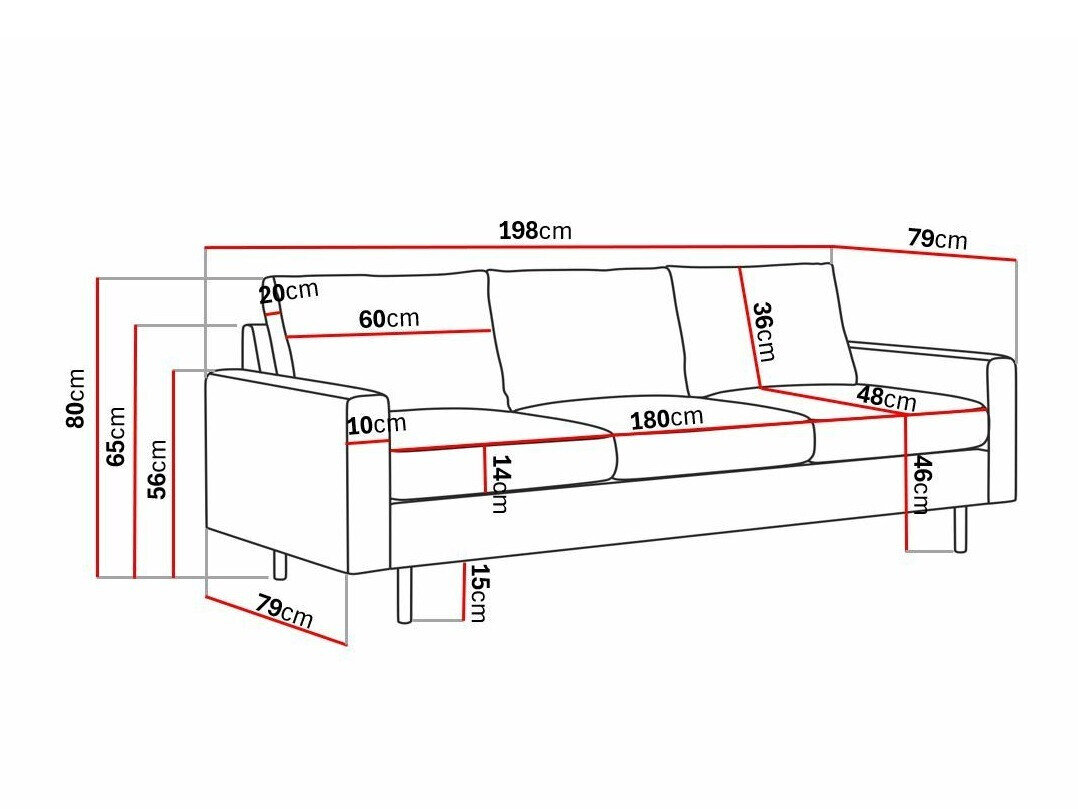 Sofa Tenfloa 101 (Lincoln 03)