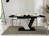 Tafel Violium (Glanzend zwart + Beton)