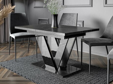 Tafel Violium (Zwart marmer)