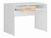 Skrivebord Novsore 108 (Hvid + Sonoma eg)