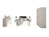 Slaapkamerset Catromi 122 (Wit + Soft Pik 011)