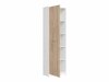 Boekenkast Novsore 114 (Wit + Sonoma eik)