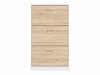 Schoenenkast Novsore 113 (Sonoma eik + Wit)