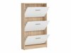 Schoenenkast Novsore 113 (Wit + Sonoma eik)