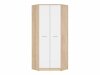 Hjørnegarderob Novsore 119 (Sonoma eg + Hvid)